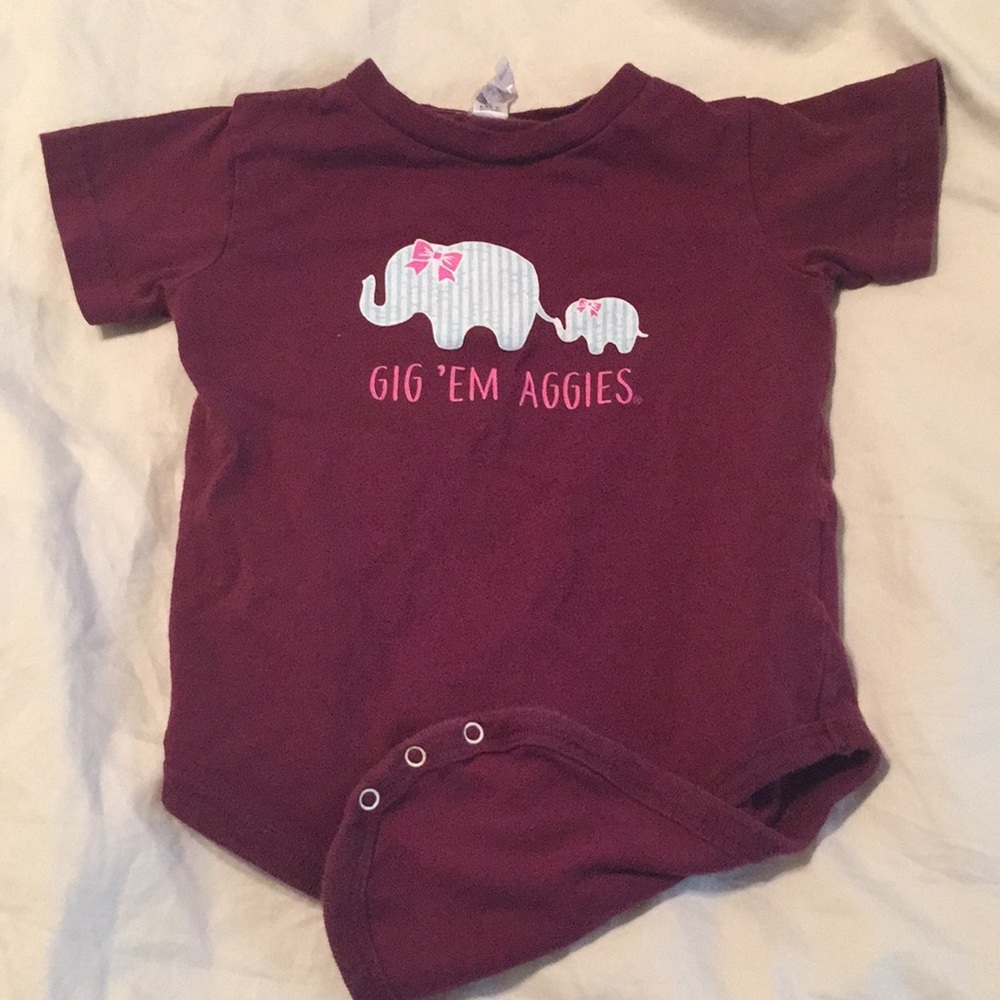 Texas A&M Aggie onesie